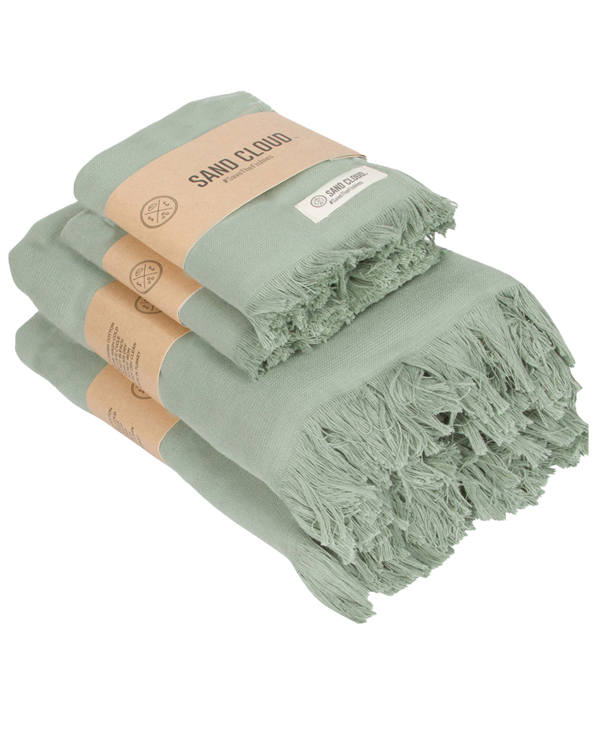 Terra XL Bath Bundle – Sage - SAND CLOUD