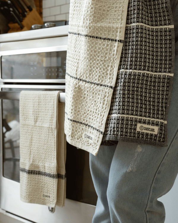 Cicely Waffle Kitchen Towel Bundle – Assorted 3 Pack - SAND CLOUD