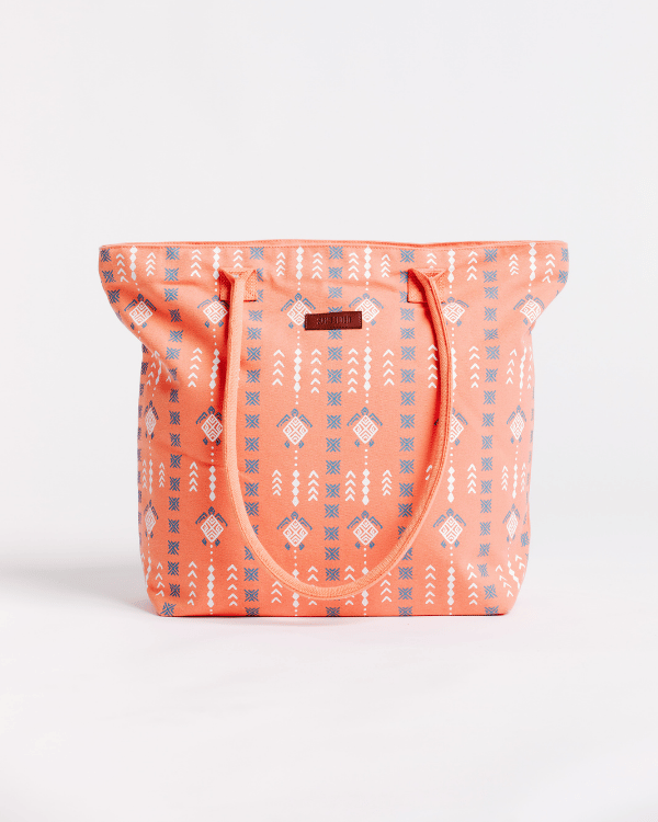 Diamond Mudcloth Beach Tote - SAND CLOUD
