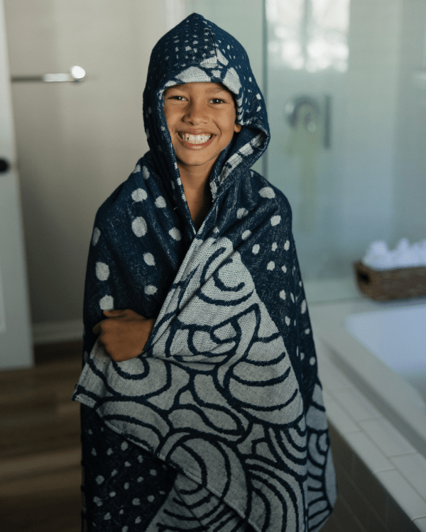 Whale Shark Hooded Kids Bath Towel - SAND CLOUD