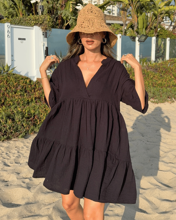 Agonda Gauze Tunic Dress - SAND CLOUD