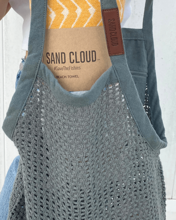 Net Market Bag Grey - SAND CLOUD