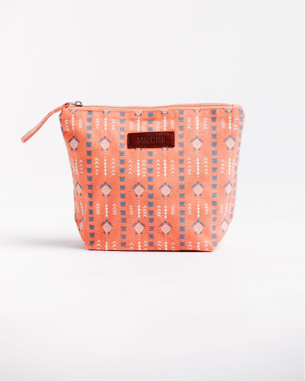 Diamond Mudcloth Zipper Pouch - SAND CLOUD