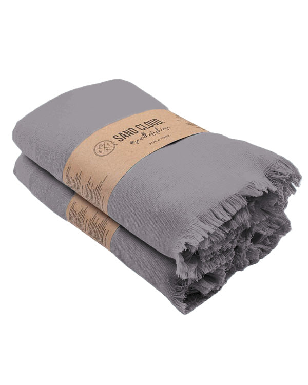 Terra XL Bath Bundle 2 Pack – Grey - SAND CLOUD