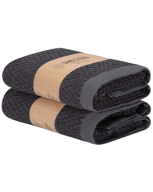 Atom XL Bath Bundle – 2 Pack – Charcoal - SAND CLOUD