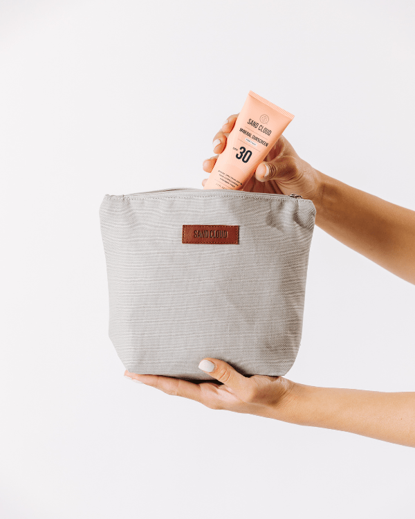 Patnem Zipper Pouch Grey - SAND CLOUD