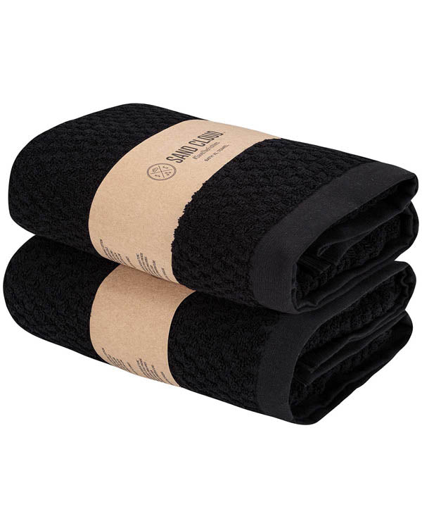 Atom XL Bath Bundle – 2 Pack – Black - SAND CLOUD