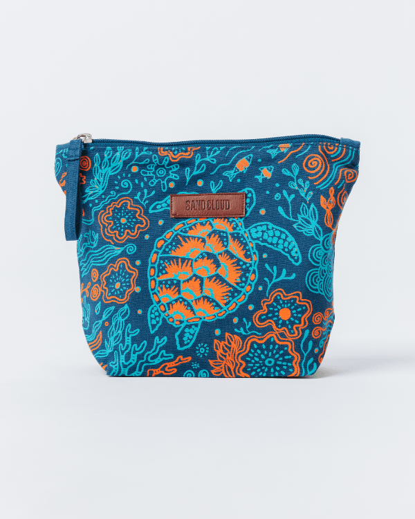 Reef Turtles Zipper Pouch - SAND CLOUD