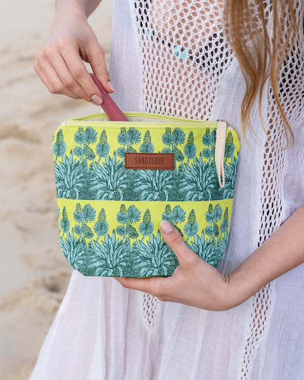 Agave Zipper Pouch - SAND CLOUD