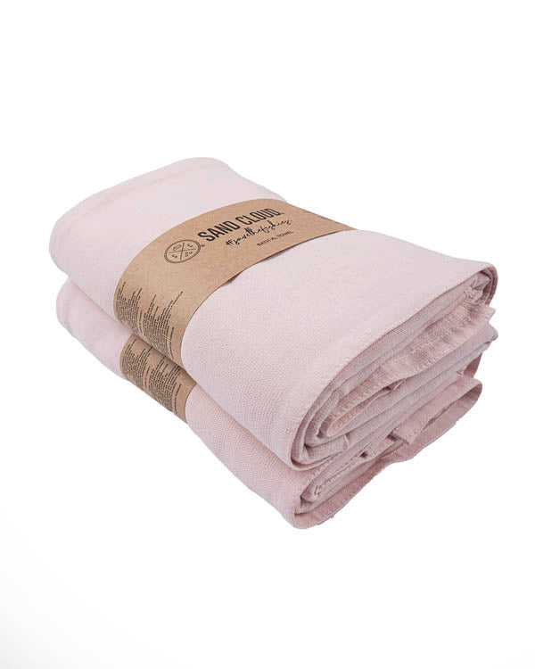 Terra Fringeless XL Bath Bundle 2 Pack – Calcite Pink - SAND CLOUD