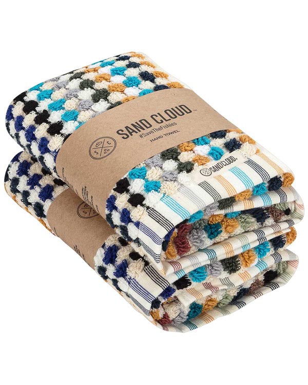 Stripe Polka Dot Hand Bath Bundle – 2 Pack – Multi - SAND CLOUD