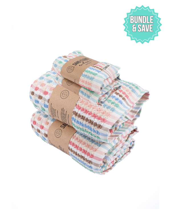 Saturnia Bath Bundle – Flamingo - SAND CLOUD