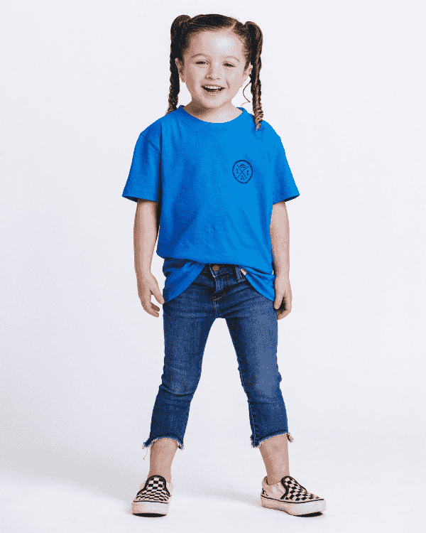 SC Dolphin Kids Tee – Sapphire Blue - SAND CLOUD