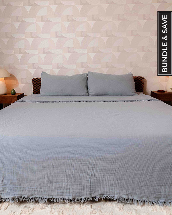 Grey Bedding Set – King - SAND CLOUD