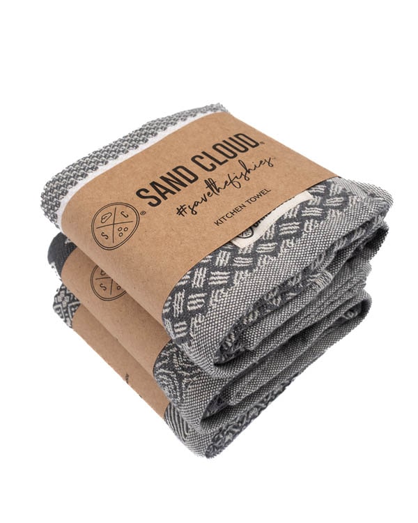 Cyperus Kitchen Towel Bundle – Assorted 3 Pack - SAND CLOUD