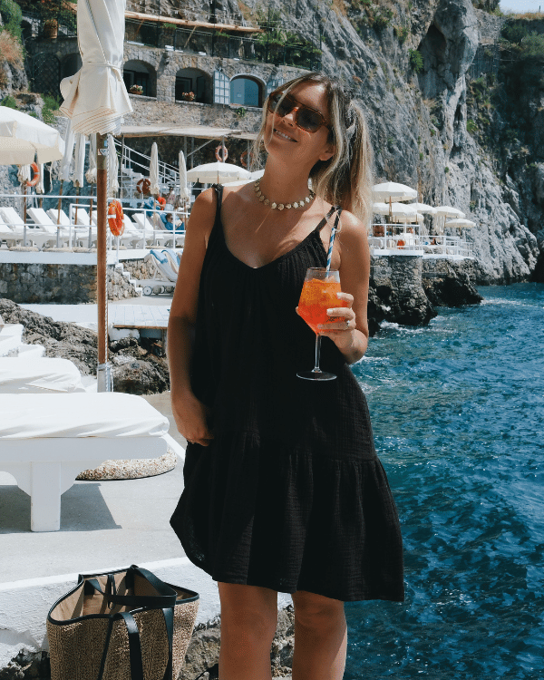 Baga Gauze Slip Dress - SAND CLOUD