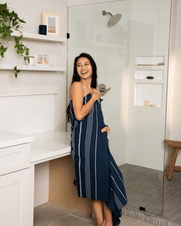 Classic XL Bath Bundle – Navy - SAND CLOUD