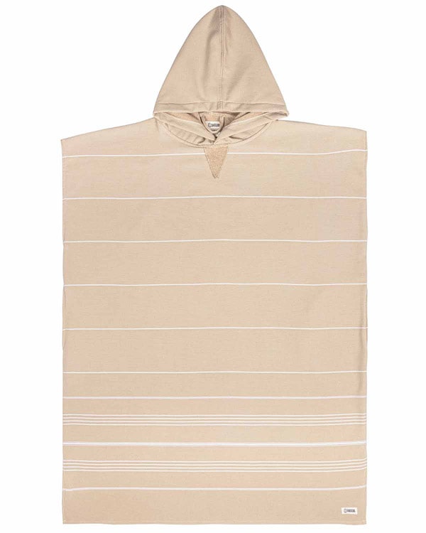 Classic Stripe Hooded Poncho Sand - SAND CLOUD