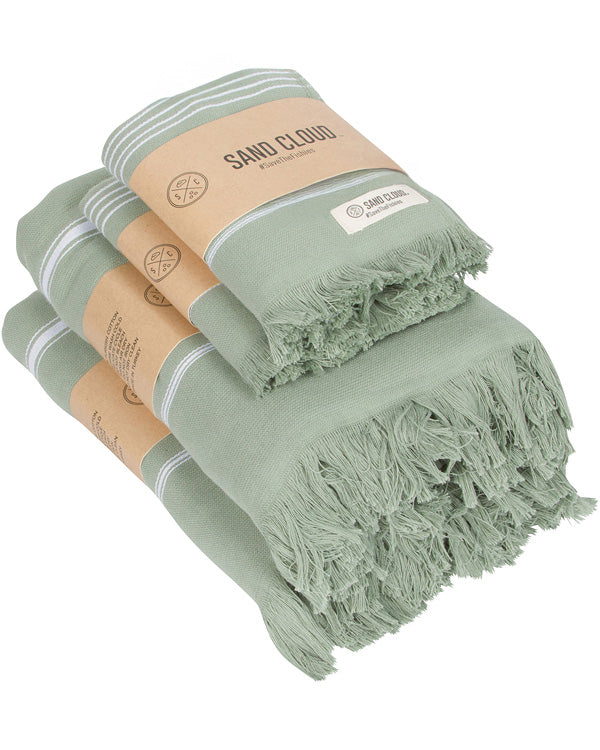 Classic XL Bath Bundle – Sage - SAND CLOUD