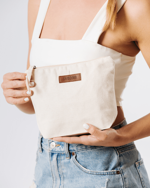 Patnem Zipper Pouch Natural - SAND CLOUD