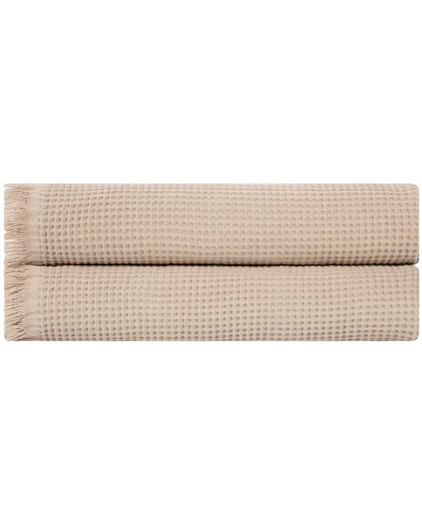 Micro Waffle XL Bath Bundle – 2 Pack -Sand - SAND CLOUD