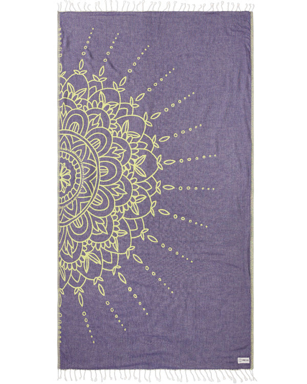 Grape Flower Mandala Beach Towel - SAND CLOUD