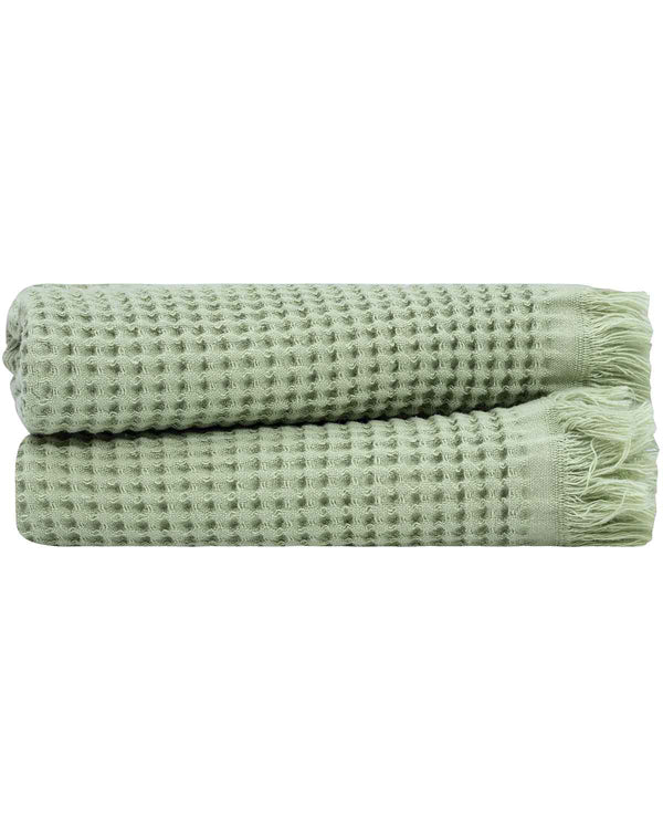 Micro Waffle Hand Bundle Sage - SAND CLOUD