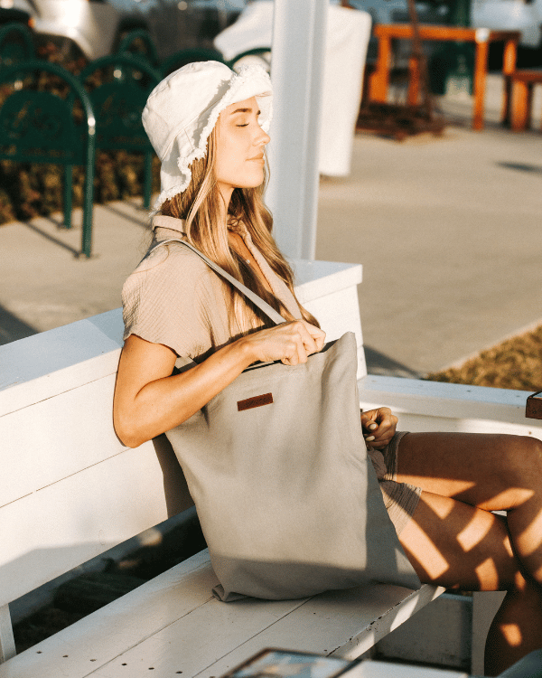 Patnem Beach Everyday Tote Grey - SAND CLOUD