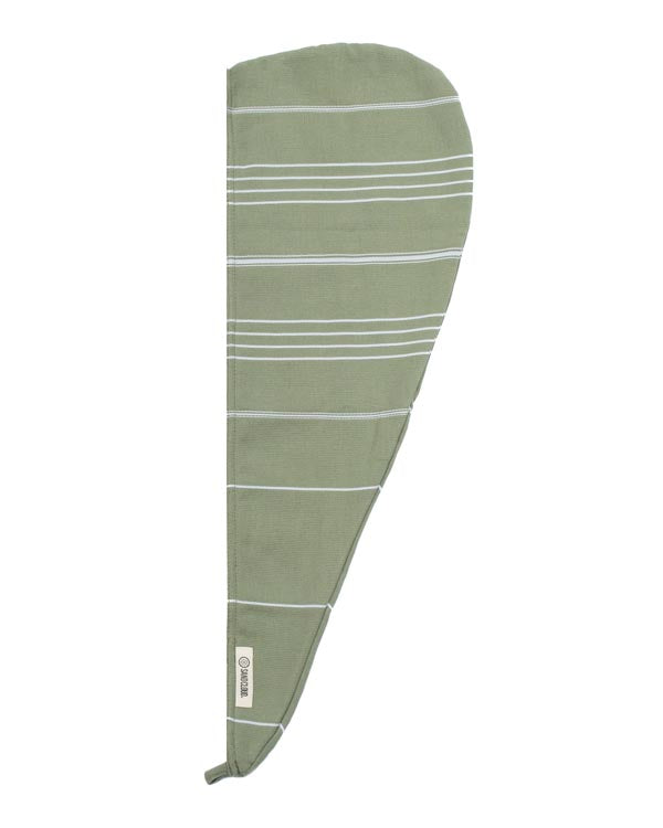Classic Hair Towel – Hedge Green - SAND CLOUD