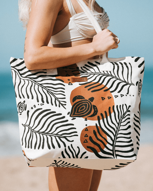 Retro Turtles Beach Tote - SAND CLOUD
