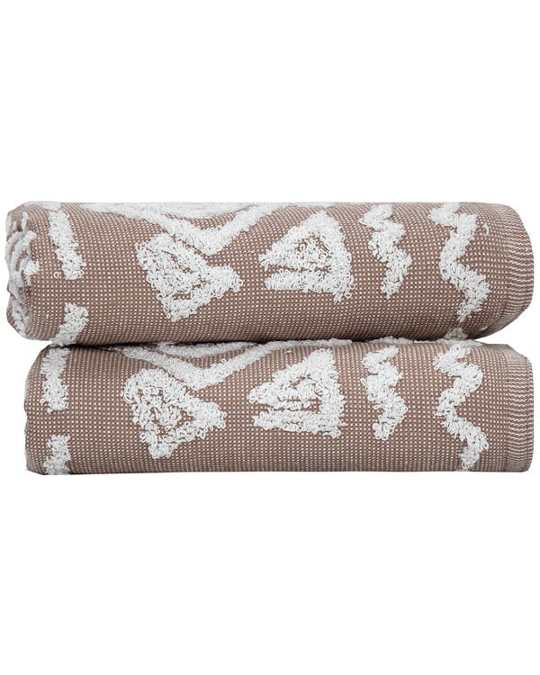Turtle Mudcloth Hand Bath Bundle – 2 Pack – Taupe - SAND CLOUD