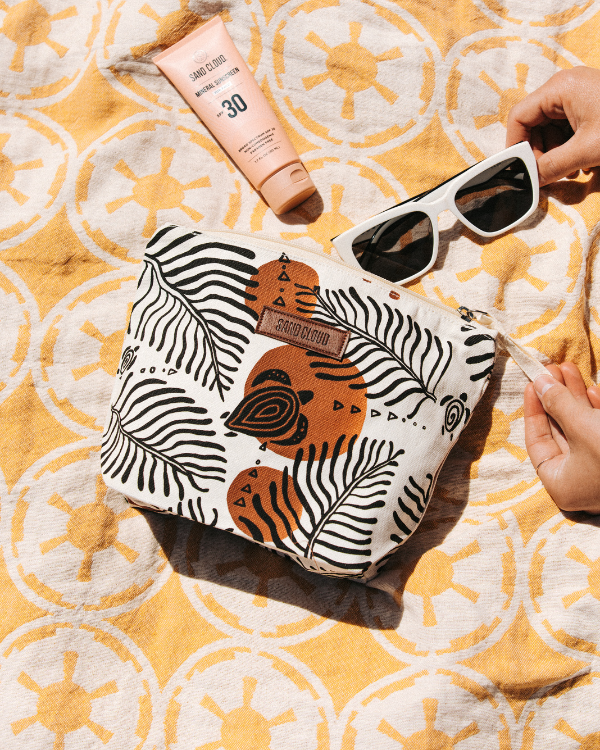 Retro Turtles Zipper Pouch - SAND CLOUD