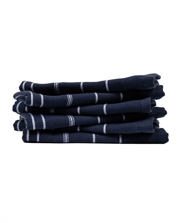 Classic Bath Washcloth Bundle 6 Pack – Navy - SAND CLOUD