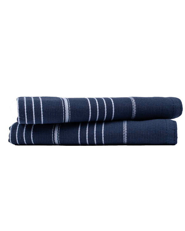 Classic Fringeless Hand Bath Bundle 2 Pack – Navy - SAND CLOUD