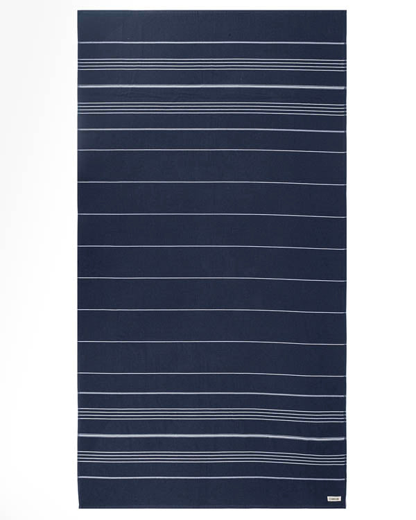 Classic Fringeless XL Bath Bundle – Navy - SAND CLOUD
