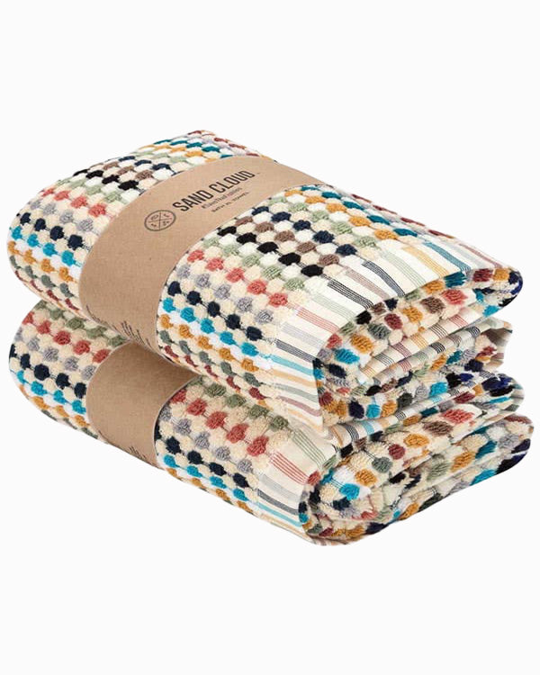 Stripe Polka Dot XL Bath Bundle - SAND CLOUD