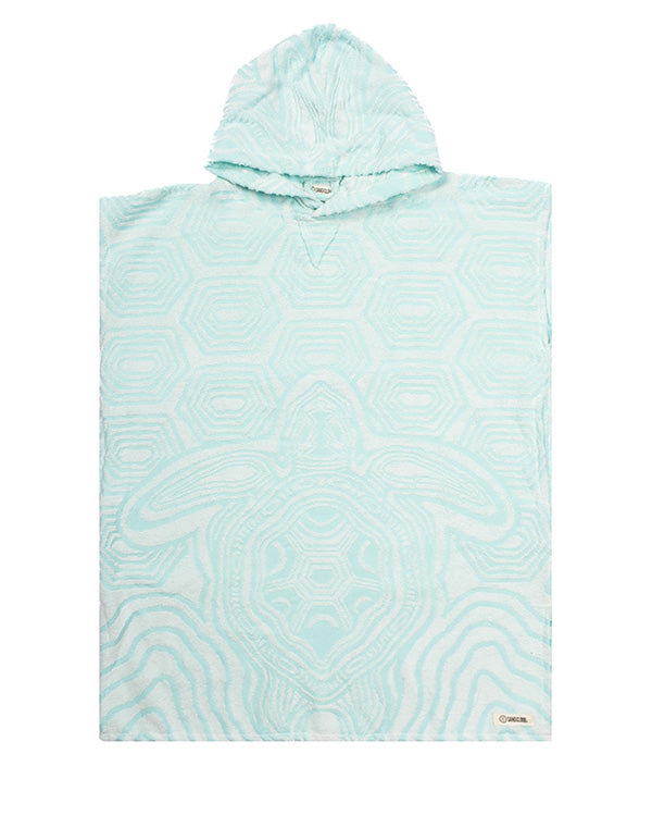 Geo Turtle Hooded Poncho Youth - SAND CLOUD