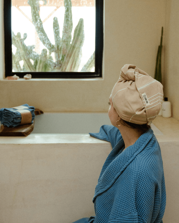 Classic Hair Towel – Sand - SAND CLOUD