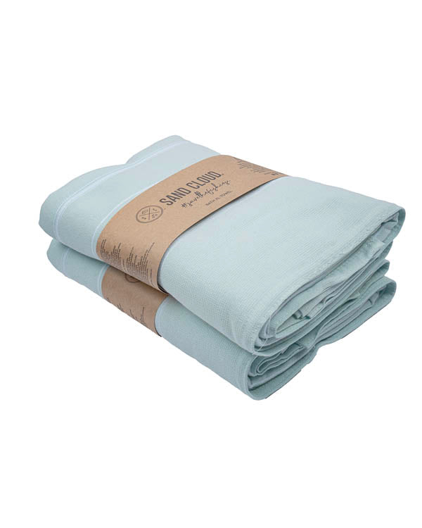 Classic Fringeless XL Bath Bundle 2 Pack – Seaglass - SAND CLOUD