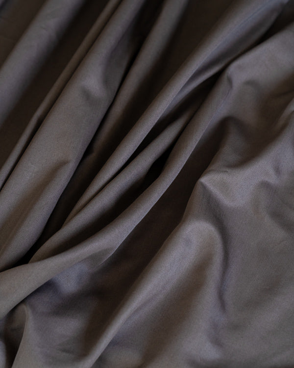Luxe Sateen Fitted Sheet Steel Grey - SAND CLOUD
