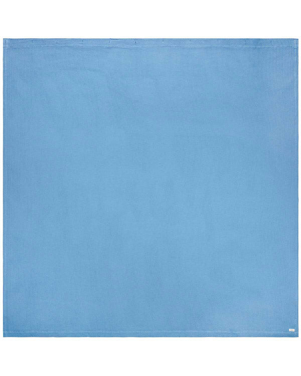 Micro Waffle Shower Curtain – Slate Blue - SAND CLOUD