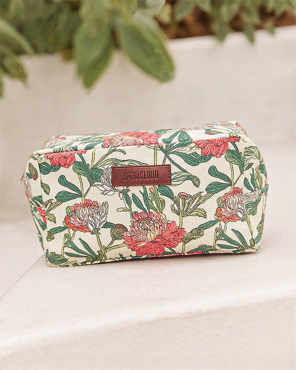 Floral Toiletry Pouch - SAND CLOUD