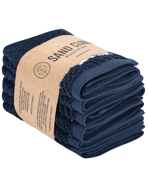 Willow Bath Washcloth Bundle – 6 Pack – Deep Ocean - SAND CLOUD