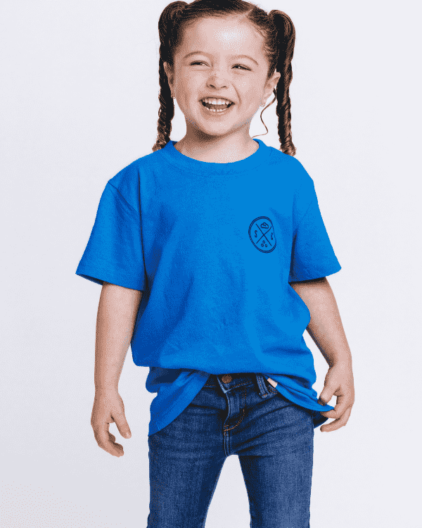 SC Dolphin Kids Tee – Sapphire Blue - SAND CLOUD