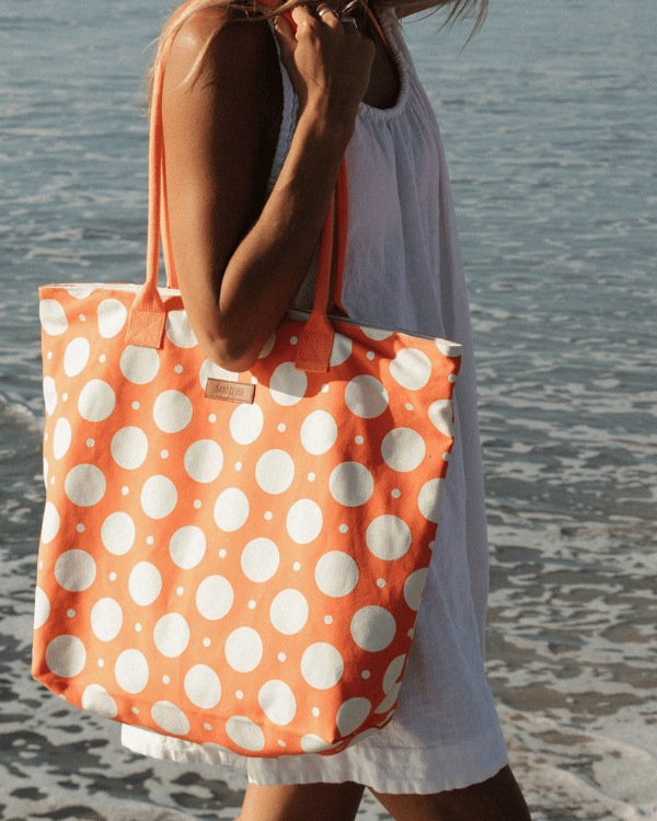 Polka Dot Beach Tote - SAND CLOUD