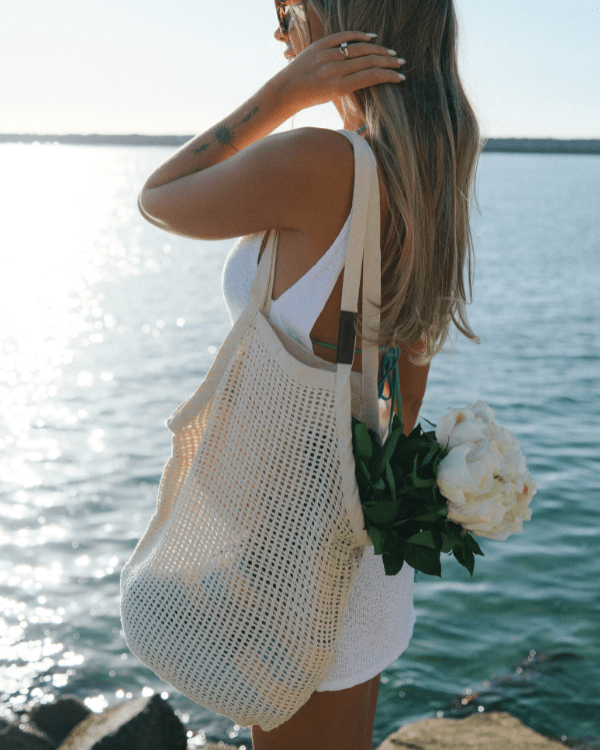 Net Market Bag Natural - SAND CLOUD