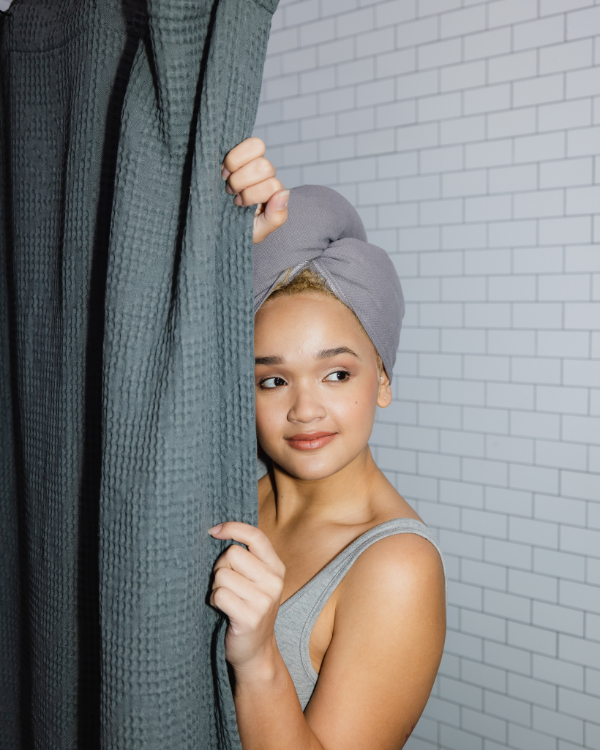 Terra Hair Towel – Grey - SAND CLOUD