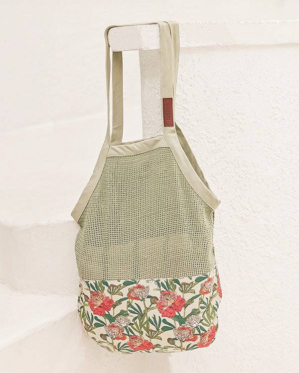 Floral Net Market Bag - SAND CLOUD