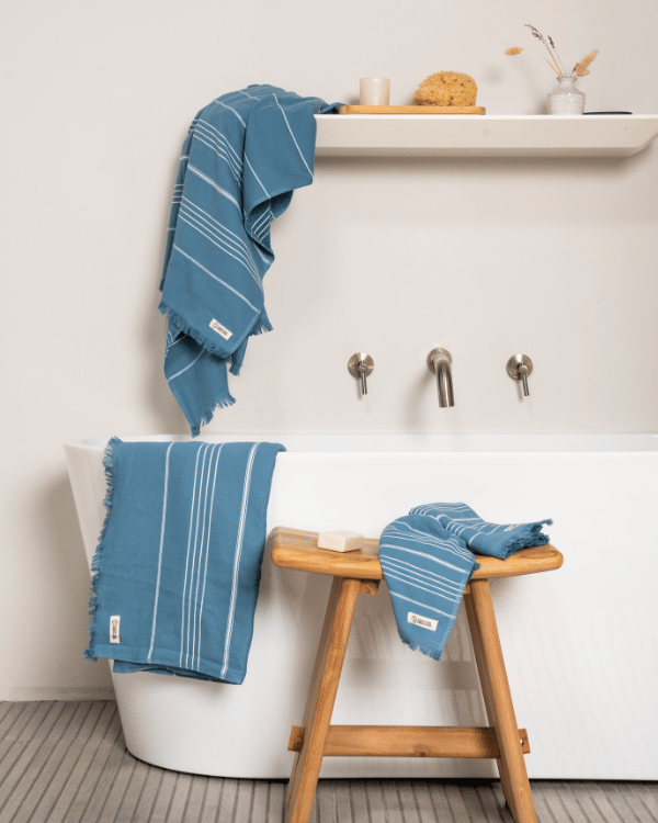 Classic XL Bath Bundle – Slate Blue - SAND CLOUD