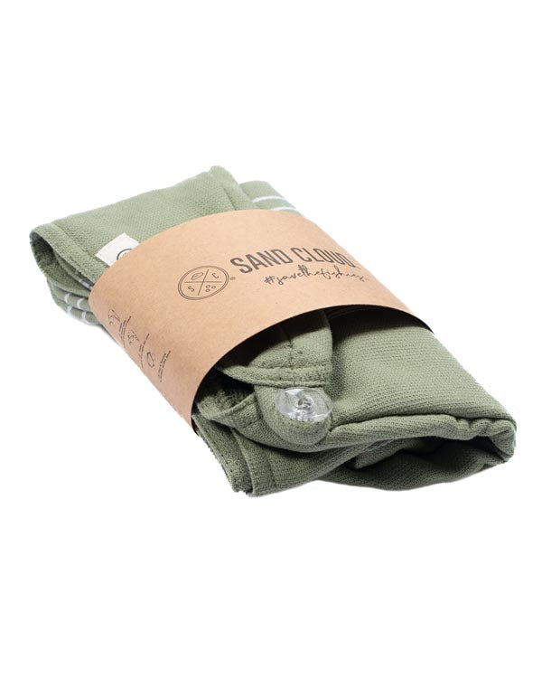 Classic Hair Towel – Hedge Green - SAND CLOUD